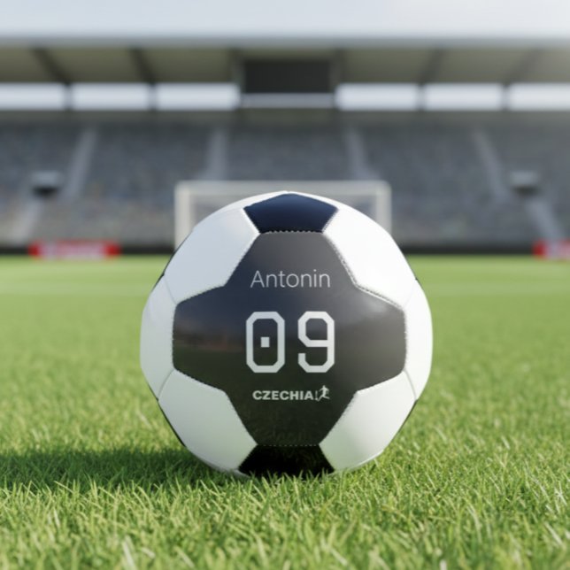 Balón De Fútbol Custom Minimalist Czech National Athlete  (Subido por el creador)