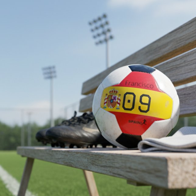 Balón De Fútbol Custom Spain National Soccer Graphic Athlete  (Subido por el creador)