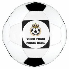Balón De Fútbol Customisable Soccer Team Football King Logo