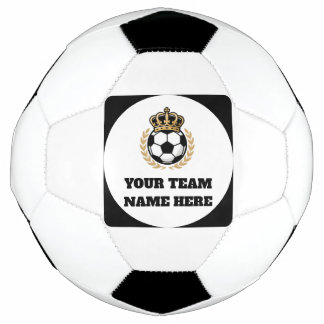 Balón De Fútbol Customisable Soccer Team Football King Logo