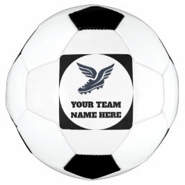 Balón De Fútbol Customisable Soccer Team Winged Football Boot Logo