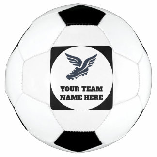 Balón De Fútbol Customisable Soccer Team Winged Football Boot Logo