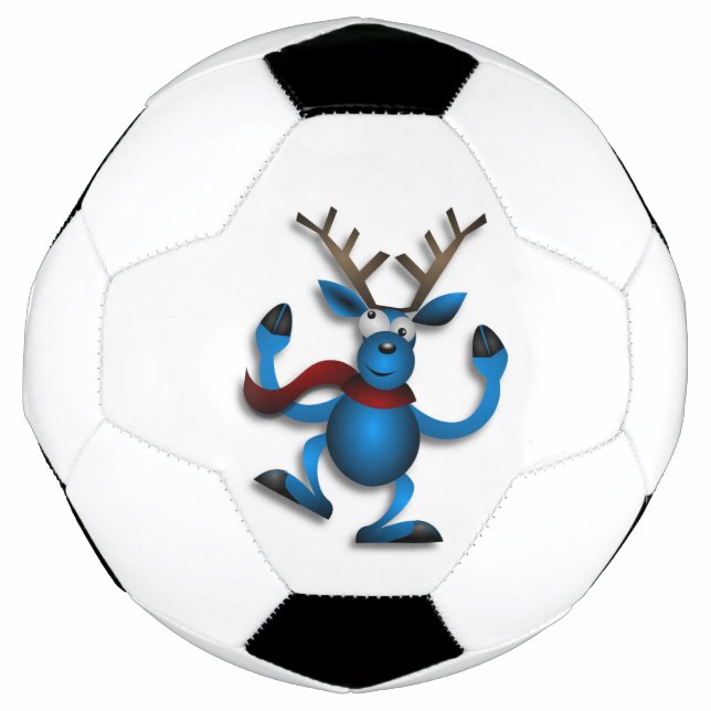 BALÓN DE FÚTBOL DANCING REINDEER (Anverso)