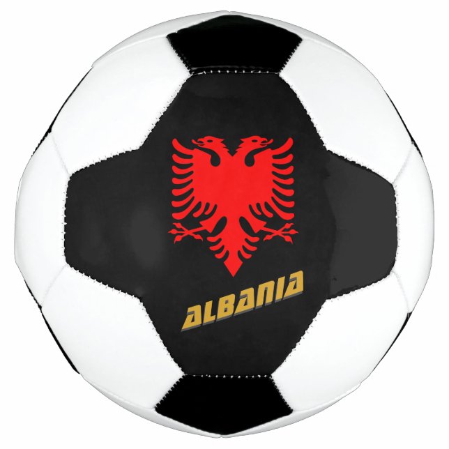 Balón de fútbol de Albania (Anverso)