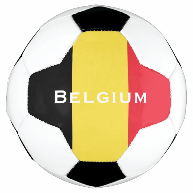 Balón de fútbol de Bandera de Bélgica (Anverso)
