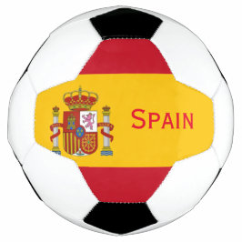 Balón de fútbol de bandera española
