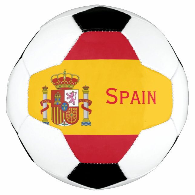 Balón de fútbol de bandera española (Anverso)