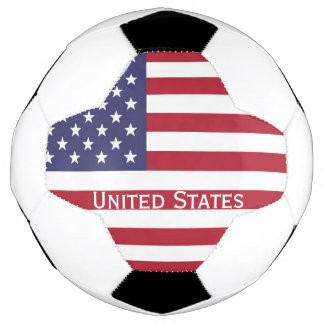 Balón de fútbol de bandera estadounidense
