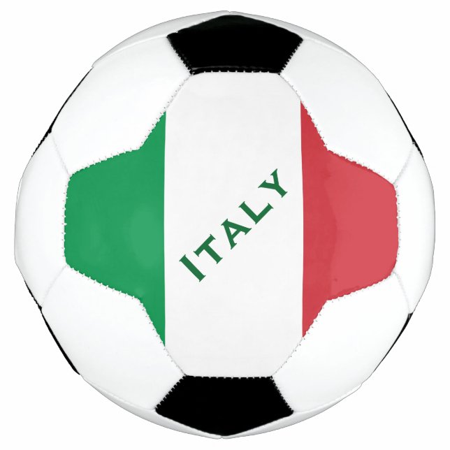 Balón de fútbol de bandera italiana (Anverso)