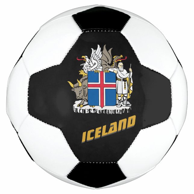 Balón de fútbol de Islandia (Anverso)