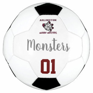 Balón de fútbol de los Monstruos Marrones