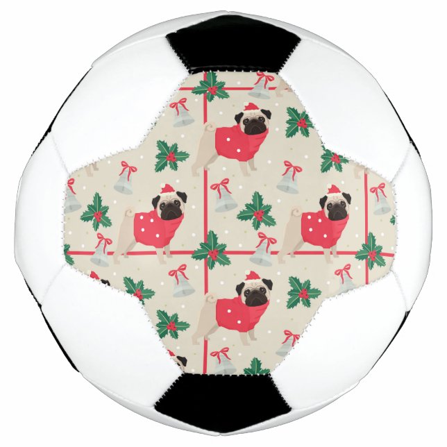 Balón de fútbol de Navidad Puggy (Anverso)