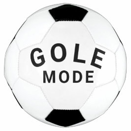 Balón de fútbol de texto Modo Gol para entrenamien