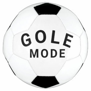 Balón de fútbol de texto Modo Gol para entrenamien