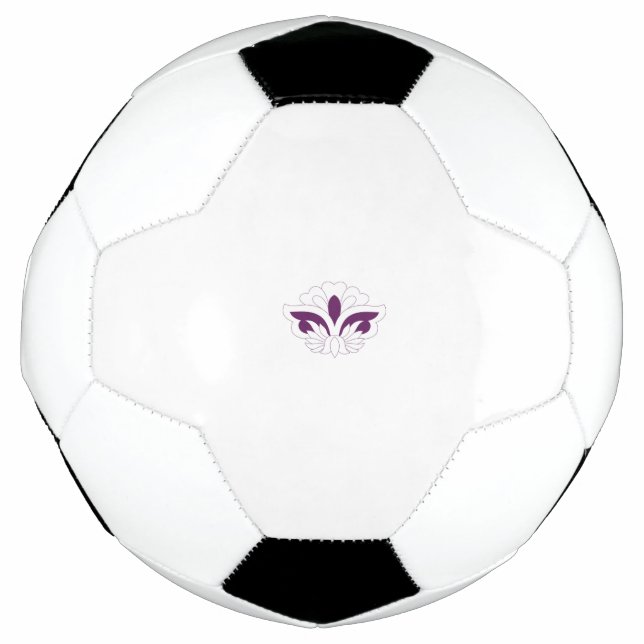 Balón De Fútbol Decoración magenta Reddish (Anverso)