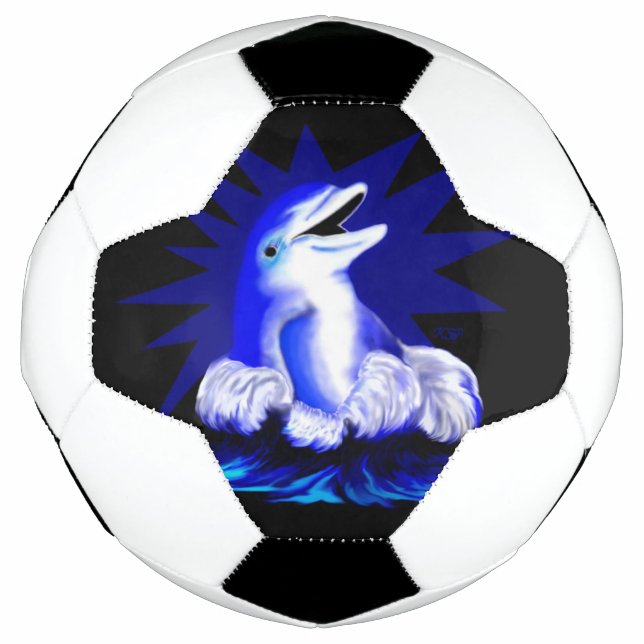Balón De Fútbol Delfín sonriente (Anverso)