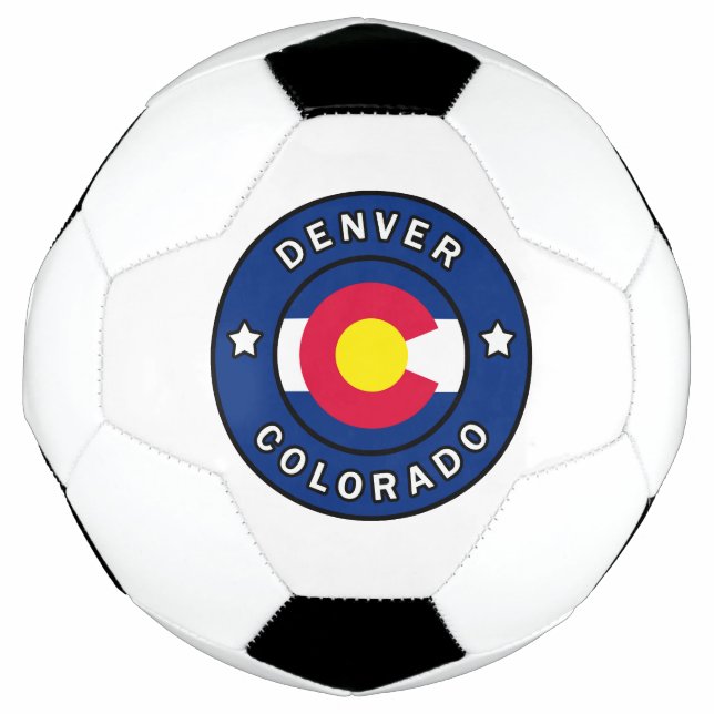 Balón De Fútbol Denver Colorado (Anverso)