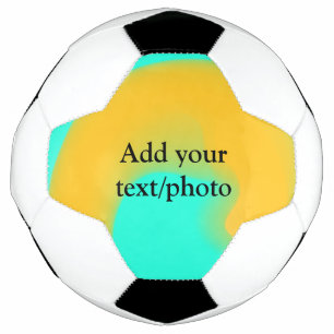 Balón De Fútbol Derrame de acrílico simple mármol agregue su texto