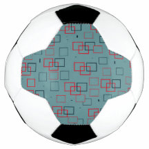 Descanso cuadrado rojo y Verde azulado