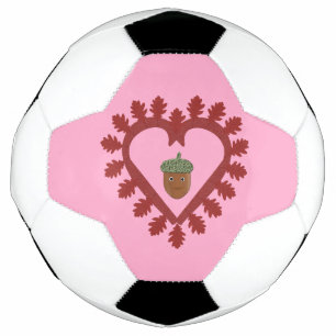Balón De Fútbol Día de San Valentín Love Heart Acorn