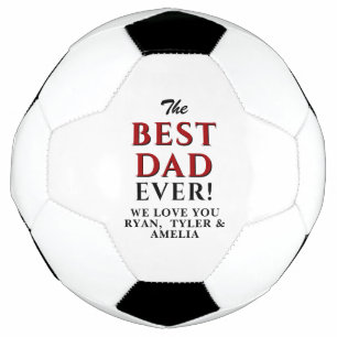 Balón De Fútbol Día del mejor padre moderno