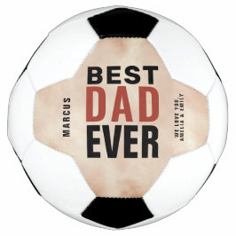 Balón De Fútbol Día del padre de la mejor color de agua de moda