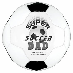 Balón De Fútbol Día del Padre del Fútbol de Super Soccer Dad