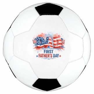 Balón De Fútbol Día del Padre Patriótico