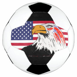 Balón De Fútbol Dibujo estadounidense de un águila
