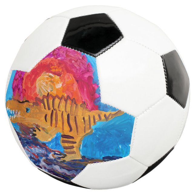 Balón De Fútbol Dinosaur (Tres cuartos)
