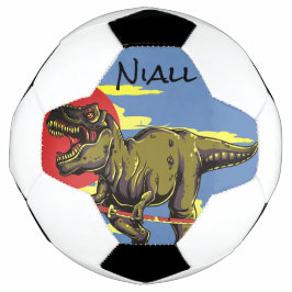 Balón De Fútbol Dinosaurio moderno   