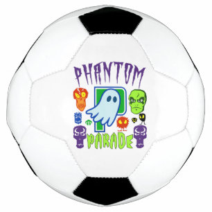 Balón De Fútbol Diseño de cráneo fantasma con espanto de desfile d