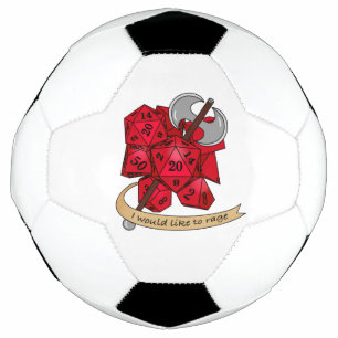 Balón De Fútbol Diseño de dados bárbaros