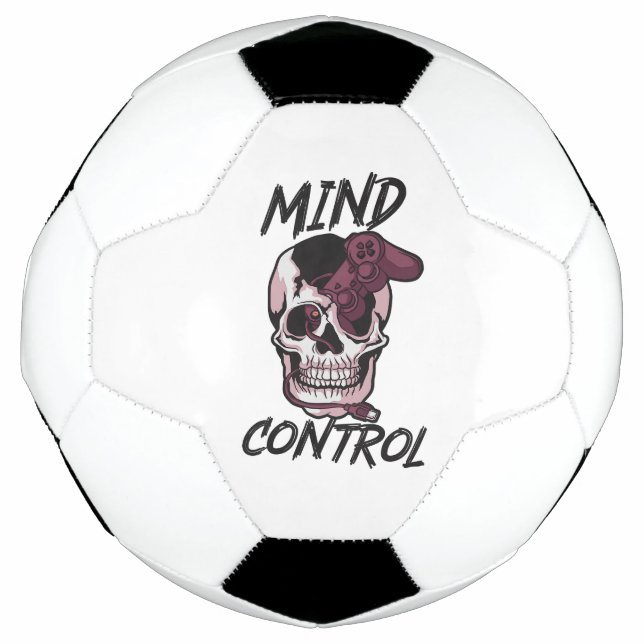 Balón De Fútbol Diseño de juegos de control mental (Anverso)