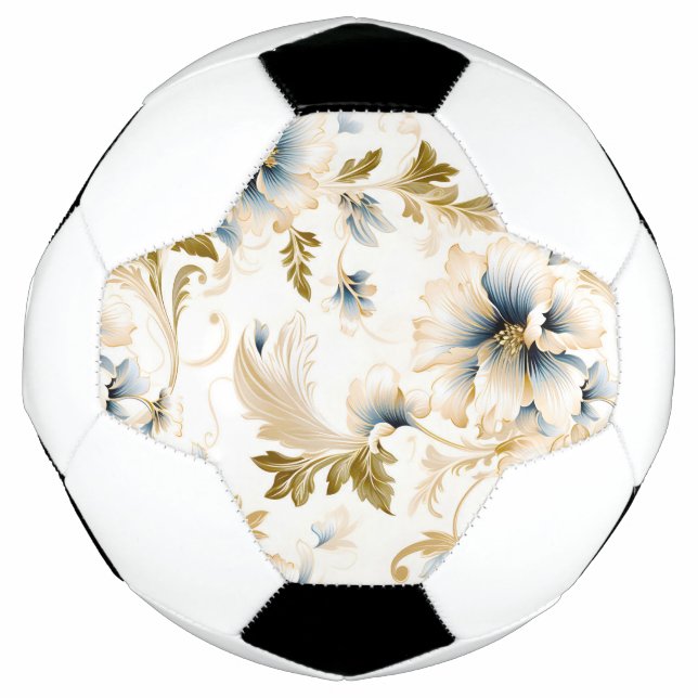 Balón De Fútbol Diseño de serie floral Boda 3 (Anverso)