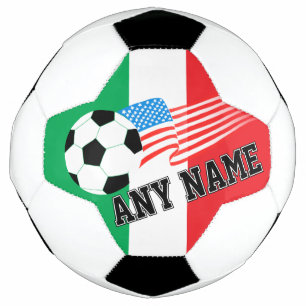 Balón De Fútbol Diseño personalizado de fútbol con bandera italian