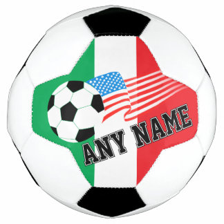 Balón De Fútbol Diseño personalizado de fútbol con bandera italian