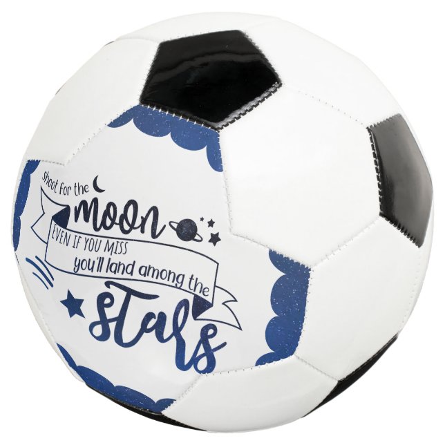 Balón De Fútbol Disparo por la luna (Tres cuartos)