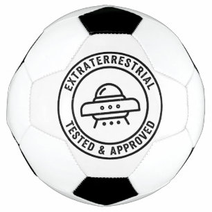 Balón De Fútbol Divertido alienígena OVNI extraterrestre probado y