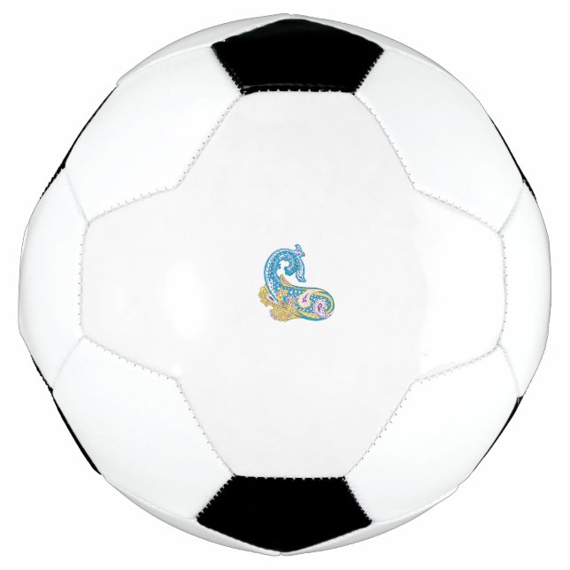 Balón De Fútbol Dot, Sherpa Blue, Golden Sand Design (Anverso)