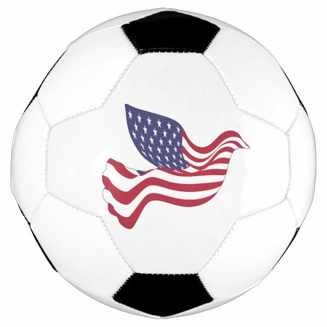 BALÓN DE FÚTBOL DOVE DE PAZ ESTADOUNIDENSE (Anverso)