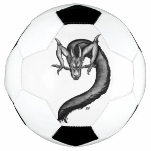 Balón De Fútbol Dragón al estilo del tatuaje
