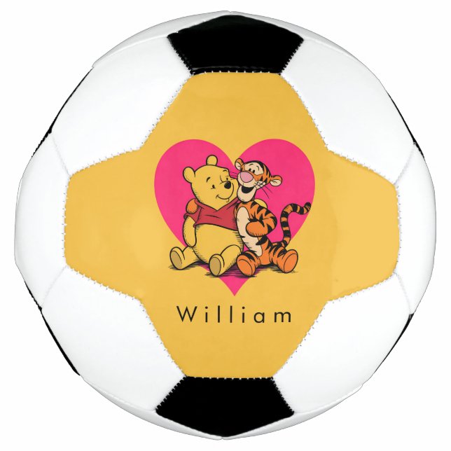Balón De Fútbol Dulce Winnie the Pooh y Tigger (Anverso)