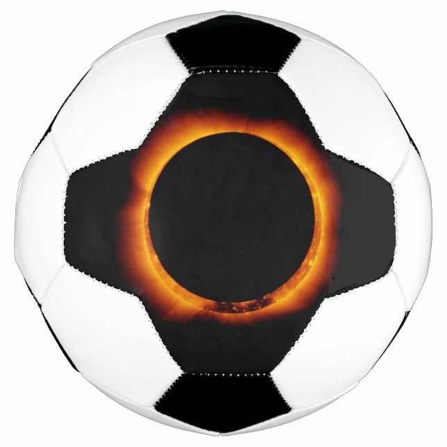 Balón De Fútbol Eclipse solar casi total (Anverso)