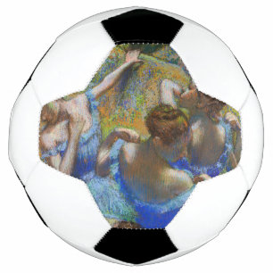 Balón De Fútbol Edgar Degas - Bailarinas azules