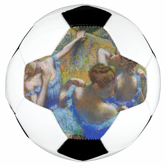 Balón De Fútbol Edgar Degas - Bailarinas azules (Anverso)