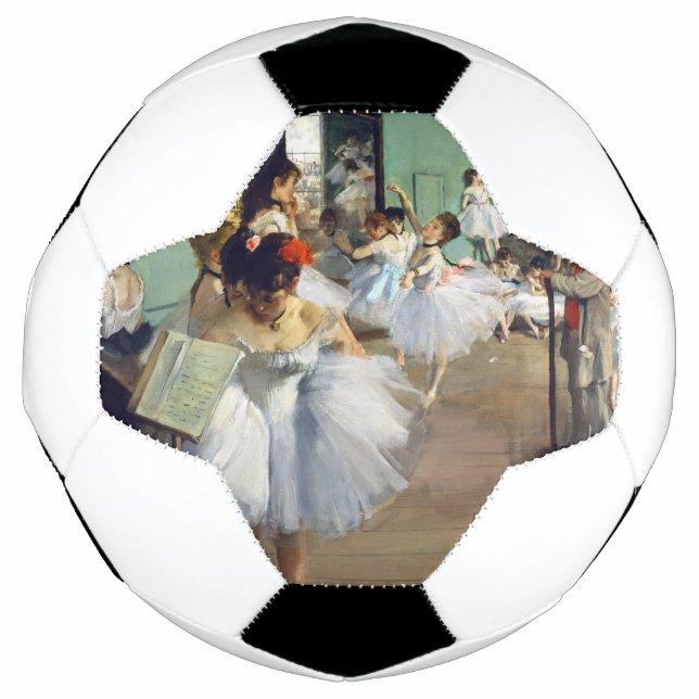 Balón De Fútbol Edgar Degas - La clase de danza (Anverso)