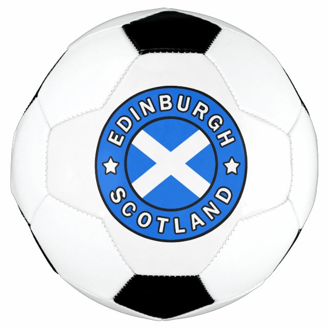 Balón De Fútbol Edimburgo Escocia (Anverso)