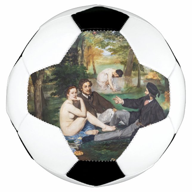 Balón De Fútbol Edouard Manet - Almuerzo en la hierba (Anverso)