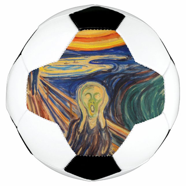 Balón De Fútbol Edvard Munch - El Grito 1910 (Anverso)